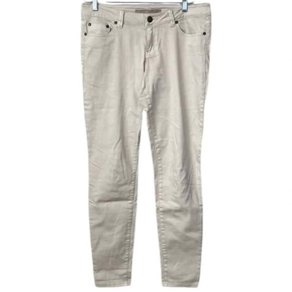 Max Jeans Skinny Cream Ivory Bone Jean Pants Size 6